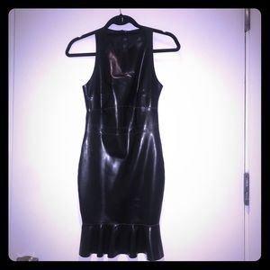 Black latex Dress